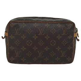 Louis Vuitton-Louis Vuitton Monogram Compiegne 23 Clutch Bag M51847 LV Auth 72306-Monogram