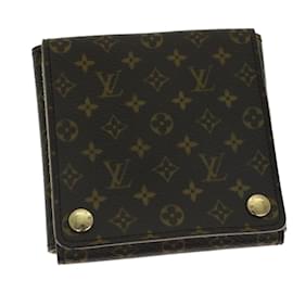 Louis Vuitton-LOUIS VUITTON Monogram Portable Jewelry Case Boîte à bijoux LV Auth ac2979-Monogramme