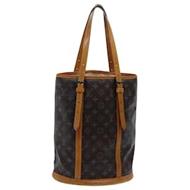 Louis Vuitton-LOUIS VUITTON Monogram Bucket GM Shoulder Bag M42236 LV Auth 72360-Monogram