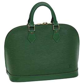 Louis Vuitton-LOUIS VUITTON Epi Alma Hand Bag Borneo Green M52144 LV Auth 70230-Other