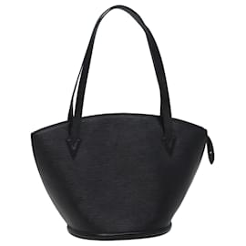 Louis Vuitton-LOUIS VUITTON Epi Saint Jacques Shopping Shoulder Bag Black M52262 auth 72582-Black