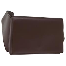 Salvatore Ferragamo-Salvatore Ferragamo Waist bag Leather Brown Auth ki4340-Brown