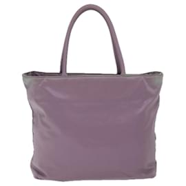 Prada-PRADA Tote Bag Nylon Purple Auth 71854-Purple