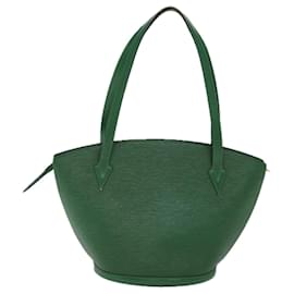 Louis Vuitton-LOUIS VUITTON Epi Saint Jacques Shopping Shoulder Bag Green M52264 auth 72356-Green