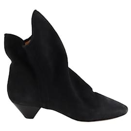 Isabel Marant-Botas de cuero-Negro