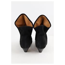 Isabel Marant-Botas de cuero-Negro