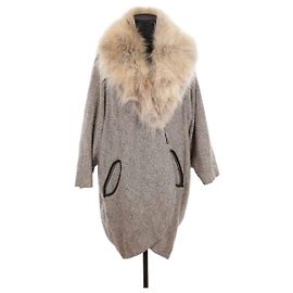 Isabel Marant Abrigo de lana Gris