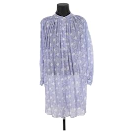 Isabel Marant-Cotton dress-Blue