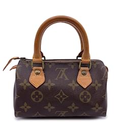 Louis Vuitton-Louis Vuitton Handbag Vintage Nano Speedy / Mini HL-Brown
