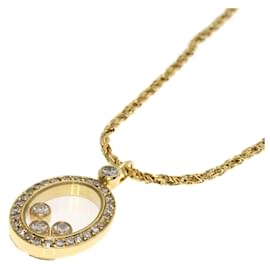 Chopard-Chopard Happy Diamond Necklace-Golden