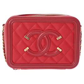 Chanel-Chanel CC Filigrana-Roja