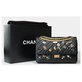 Chanel-Chanel bag 2.55 in black leather - 101871-Black