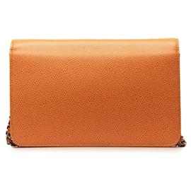 Chanel-Chanel Wallet on Chain-Orange