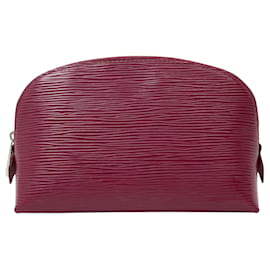 Louis Vuitton-Louis Vuitton cosmetic pouch-Dark red