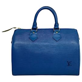 Louis Vuitton-Louis Vuitton Speedy 25-Blue