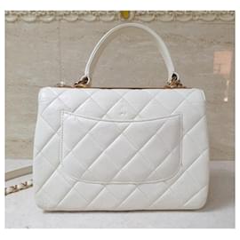 Chanel-Chanel CC Trendy White Limited Edition Lambskin Bag-White