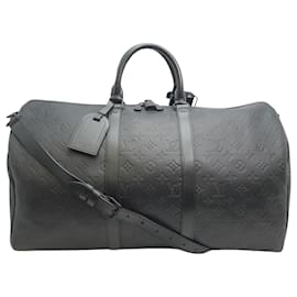 Louis Vuitton-Louis Vuitton Keepall Bandouliere 50-Negro