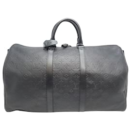 Louis Vuitton-Louis Vuitton Keepall Bandouliere 50-Negro