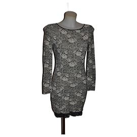 Vestido mini Patrizia Pepe em viscose stretch Tamanho 40 Multicor