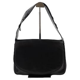 Lancel-Leather shoulder bag-Black