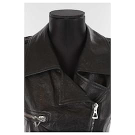 Isabel Marant-Leather coat-Black
