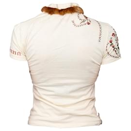 John Galliano-John Galliano embroidered t-shirt-Other