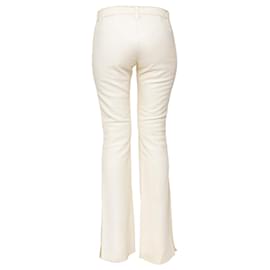 Ralph Lauren-Pantalones de cuero Ralph Lauren-Blanco