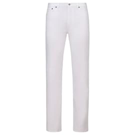 Dior-Pantalón DIOR T.fr 32 Algodón-Blanco