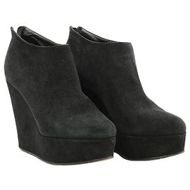 MOSCHINO  Boots EU 38 Suede Black