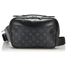 Louis Vuitton-LOUIS VUITTON Belt bagsCloth-Black