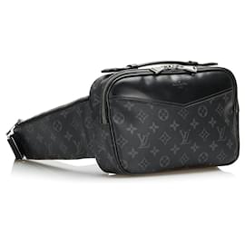 Louis Vuitton-LOUIS VUITTON Belt bagsCloth-Black