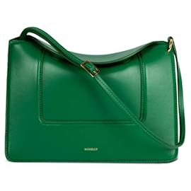 Autre Marque-Wandler Green Penelope calf leather Leather Shoulder Bag-Green