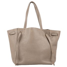Céline Celine Small Cabas Phantom Bolsa de couro em Taupe Outro