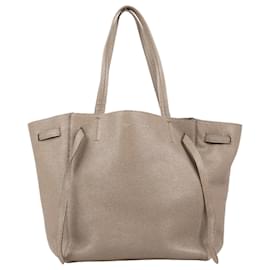 Céline-Celine Small Cabas Phantom Leather Tote Bag in Taupe-Other