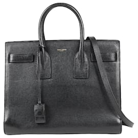 Saint Laurent-Saint Laurent Paris Sac de Jour Leather 2way handbag Black 355153-Black