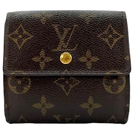 Louis Vuitton-Louis Vuitton Monogram Wallet Vintage Small Brown-Brown