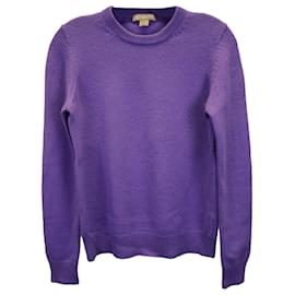 Michael Kors-Michael Kors Crewneck Sweater in Purple Cashmere-Purple