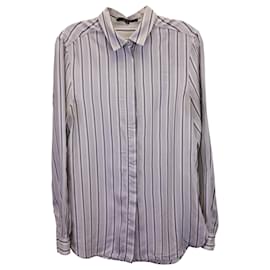 Gucci-Camicia Gucci a righe con bottoni in cotone blu-Blu