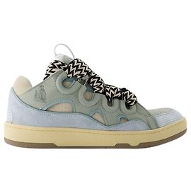 Baskets Curb - Lanvin - Cuir - Bleu Bleu