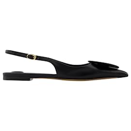 Jacquemus-Bombas Les Slingbacks Duelo P - Jacquemus - Couro - Preto-Preto