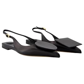 Jacquemus-Bombas Les Slingbacks Duelo P - Jacquemus - Couro - Preto-Preto