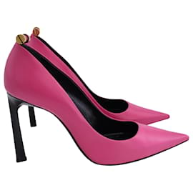 Lanvin-Lanvin Stiletto-Pumps aus rosa Leder-Pink