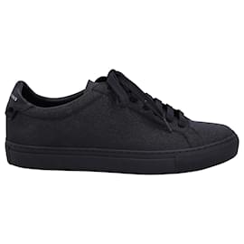 Givenchy-GIVENCHY 4G Urban Knots Sneakers in schwarzem Glitzer-Schwarz