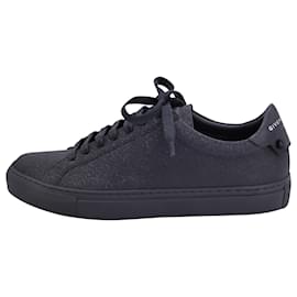 Givenchy-GIVENCHY 4G Urban Knots Sneakers in schwarzem Glitzer-Schwarz