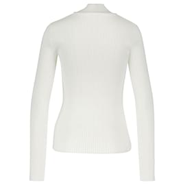 Courreges-Reedition Pullover T-Shirt - Courreges - Baumwolle - Weiß-Weiß