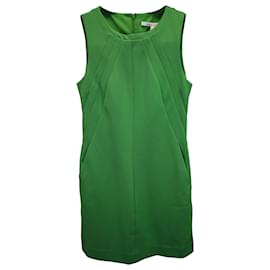 Diane Von Furstenberg-Diane Von Furstenberg Sleeveless Dress in Green Polyester-Green