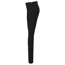 Brunello Cucinelli-Brunello Cucinelli Pantalon Droit en Coton Noir-Noir