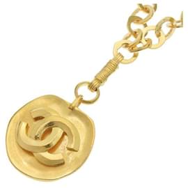 Chanel-Chanel CC Chain Lange Halskette Metallhalskette in ausgezeichnetem Zustand-Andere