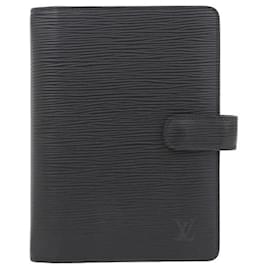 Louis Vuitton-Louis Vuitton Agenda MM Funda para cuaderno de piel R20202 En muy buenas condiciones-Otro