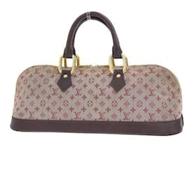 Louis Vuitton-Louis Vuitton Alma Long Canvas Handbag M92207 in good condition-Other